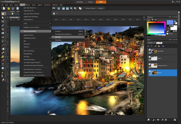 Corel Paintshop Pro X5 - Ebenen (Bild: Corel) 